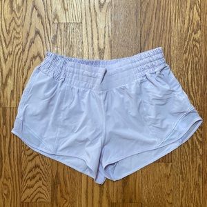North Hot High Rise Lined 2.5” shorts.